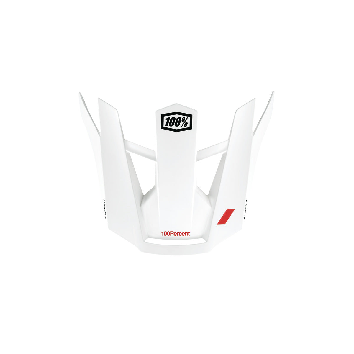 AIRCRAFT 2 Replacement Visor w/Snap Red/White